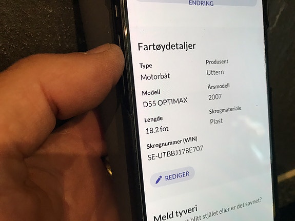 Daycruiser. Uttern 18 fot.  Stående på Osensjøen 20 of 20