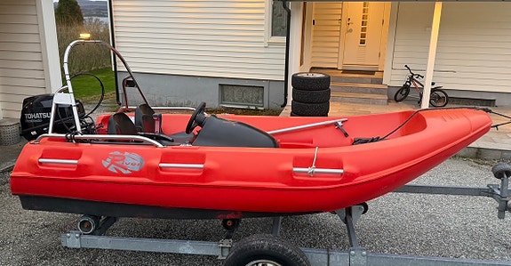 River 350 XR | med 2015 Tohatsu 15 hk 4-takt m/el-start | Targabøyle & lanterne! 3 of 3