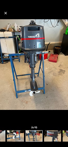 Strøken 4 hk Yamaha. Sjelden sjanse. Mint Condition 5 of 9