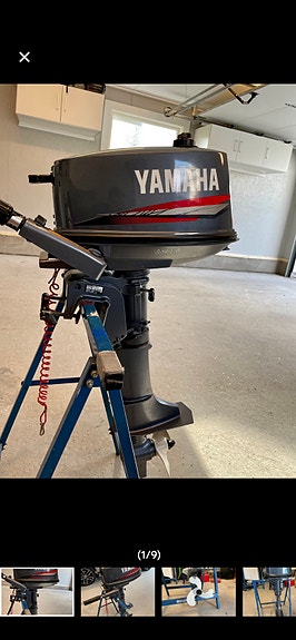 Strøken 4 hk Yamaha. Sjelden sjanse. Mint Condition 2 of 9