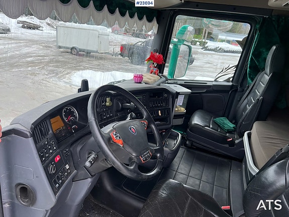 Scania R730 6x4 Kombibil - Palfinger 20t/m kran - Tømmerbygg 9 of 11
