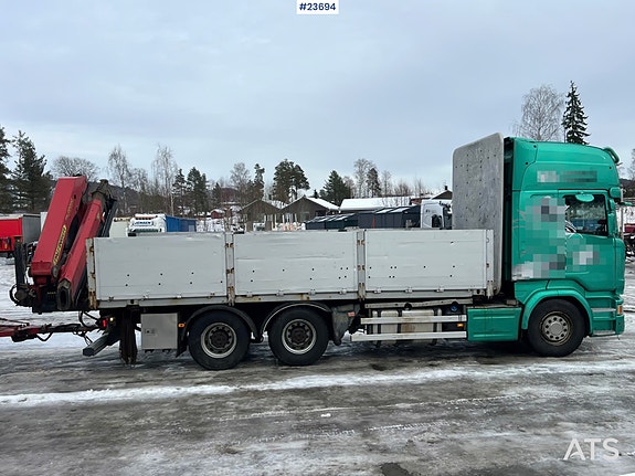 Scania R730 6x4 Kombibil - Palfinger 20t/m kran - Tømmerbygg 4 of 11