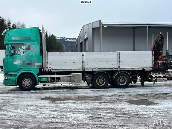 Scania R730 6x4 Kombibil - Palfinger 20t/m kran - Tømmerbygg 3 of 11