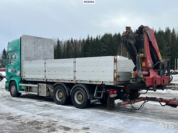 Scania R730 6x4 Kombibil - Palfinger 20t/m kran - Tømmerbygg 6 of 11