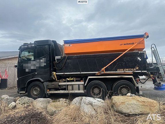 Volvo FH540 brøyterigget 6x4 tippbil m/ opplegg for høvelskjær 6 of 30