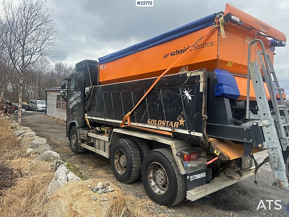 Volvo FH540 brøyterigget 6x4 tippbil m/ opplegg for høvelskjær 5 of 30