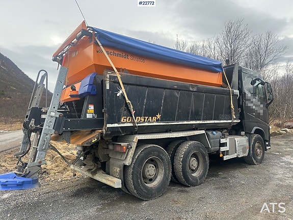 Volvo FH540 brøyterigget 6x4 tippbil m/ opplegg for høvelskjær 3 of 30