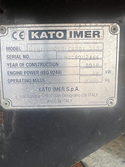 Kato carry 2500 5 of 8