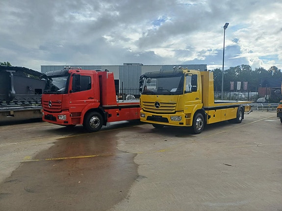 Mercedes-Benz ATEGO 1630 DE GROOT DGT 6004 3 LASTER. 2 of 13
