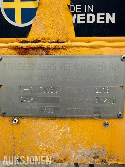 Volvo FH540 krokbil - komplett brøyterigget! Brøyteutstyr, krokløft, Falköping C7 kombisp 29 of 30