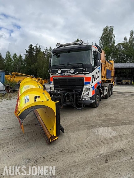 Volvo FH540 krokbil - komplett brøyterigget! Brøyteutstyr, krokløft, Falköping C7 kombisp 7 of 30