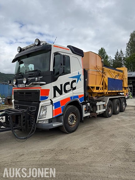 Volvo FH540 krokbil - komplett brøyterigget! Brøyteutstyr, krokløft, Falköping C7 kombisp 10 of 30