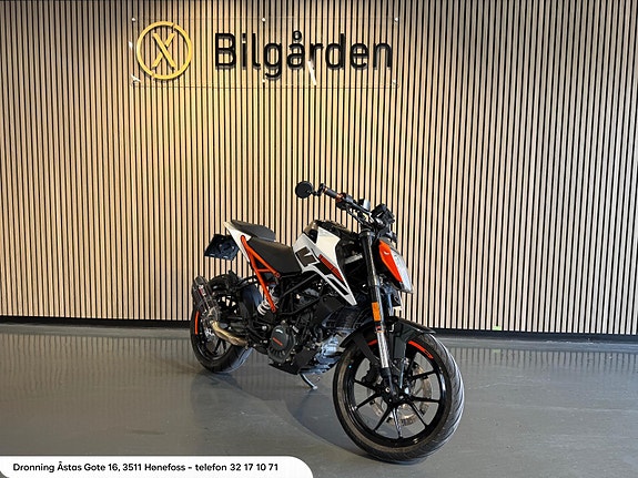 KTM 125 DUKE Mivv effektanlegg / Powerparts Holker
