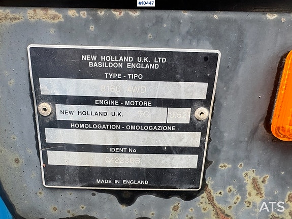 New Holland Ford 8160 4x4 m/ Frontlaster. 20 of 30