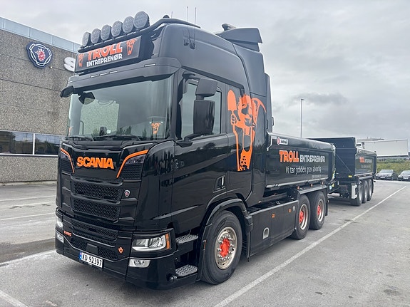 Scania R 660 6x4 tippbil , Istrail kjerre 2025 modell 2 of 13