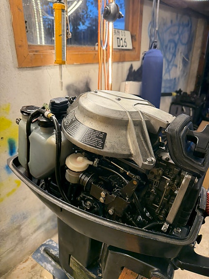 Yamaha 20hk 2takt autolube kort stamne 8 of 8