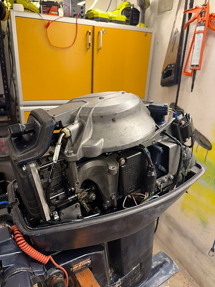 Yamaha 20hk 2takt autolube kort stamne 6 of 8