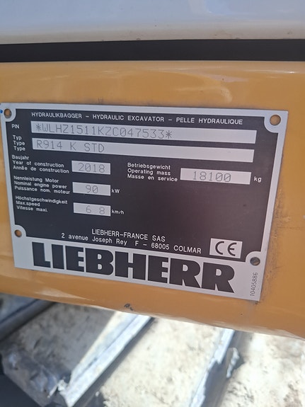 Liebherr R914 5 of 6