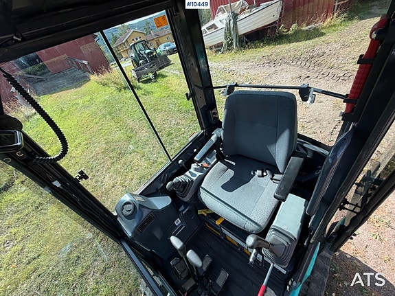 Kobelco SK17SR-3E SK17SR-3E minigraver – 877 timer – 2 skuffer. SE VIDEO! 11 of 25