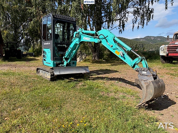 Kobelco SK17SR-3E SK17SR-3E minigraver – 877 timer – 2 skuffer. SE VIDEO! 2 of 25