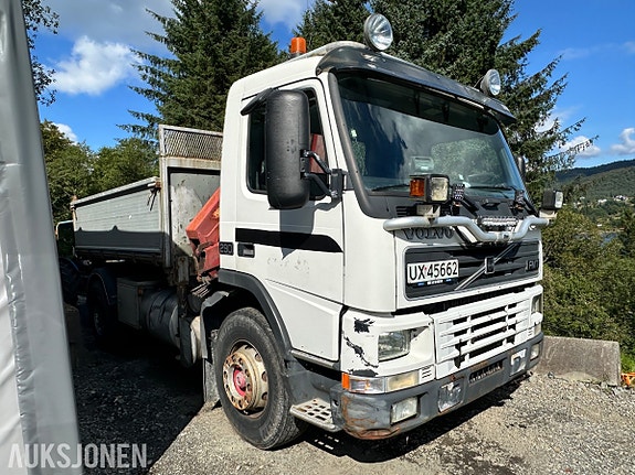 Volvo FM7 Kranbil med tipp, sertifisert, 285000 km 7 of 30