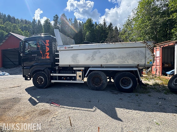 MAN TGS 26.500 6x6 tippbil – brøyterigget – Istrail tipp – 500 hk – 219 374 km 8 of 30