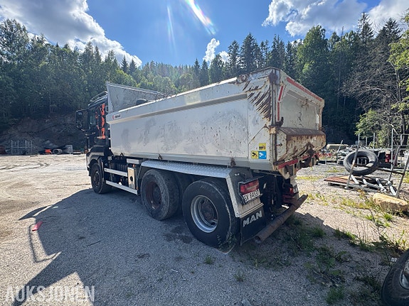 MAN TGS 26.500 6x6 tippbil – brøyterigget – Istrail tipp – 500 hk – 219 374 km 7 of 30