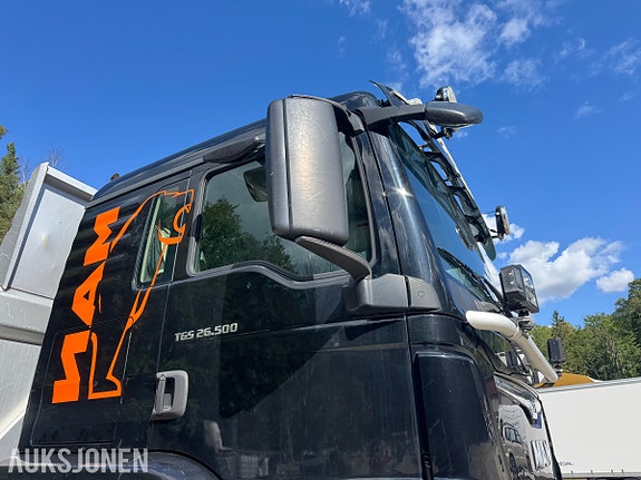 MAN TGS 26.500 6x6 tippbil – brøyterigget – Istrail tipp – 500 hk – 219 374 km 24 of 30