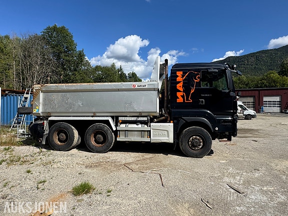 MAN TGS 26.500 6x6 tippbil – brøyterigget – Istrail tipp – 500 hk – 219 374 km 4 of 30