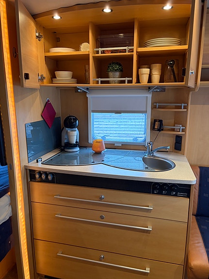 Dethleffs Camper 740 Fast plass på Sjusjøtunet hytter og caravan 18 of 30