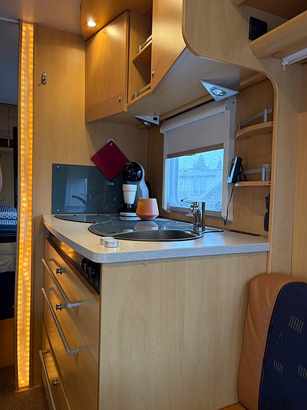 Dethleffs Camper 740 Fast plass på Sjusjøtunet hytter og caravan 20 of 30