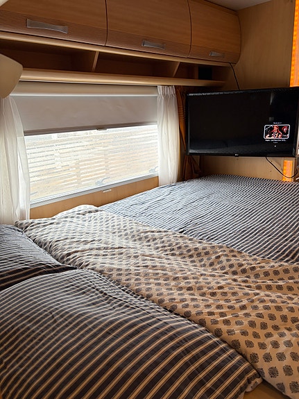 Dethleffs Camper 740 Fast plass på Sjusjøtunet hytter og caravan 14 of 30