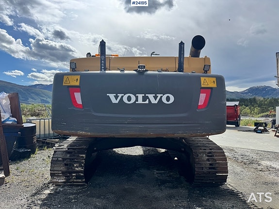 Volvo EC250DL gravemaskin m/ Rototilt, 2 skuffer og GPS 6 of 30