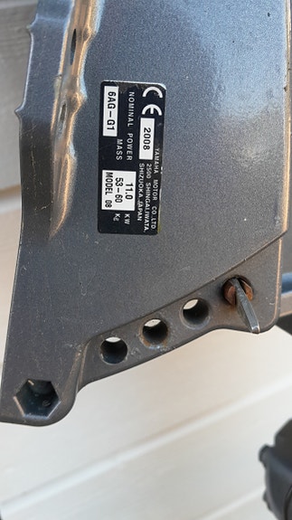 YAMAHA 15HK   2008mod  SELGES 2 of 6