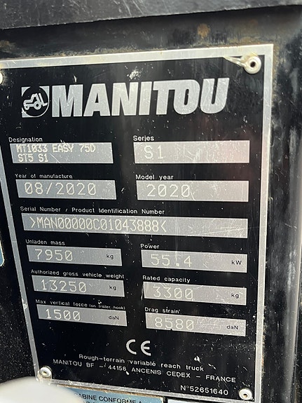 Manitou MT1033 EASY - 10 M - 3.3 TONN 10 of 12
