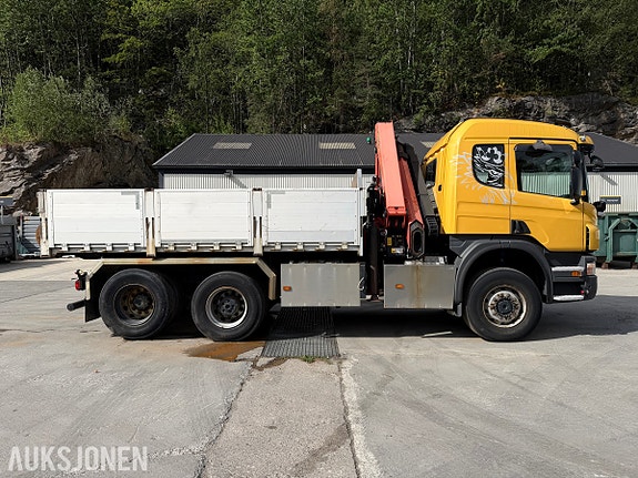 Scania P 400 4X4 + 2 KRANBIL - PALFINGER PK 18002 EH - TIPP - 279 315 KM 6 of 30
