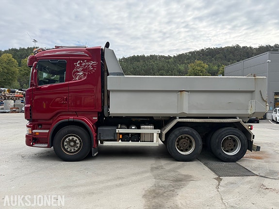 Scania R730 6X4 TIPPLASTEBIL - 730 HK - 2 PEDALS OPTICRUISE - EURO5T - PARABELFJÆRING - 463 547 KM 3 of 30
