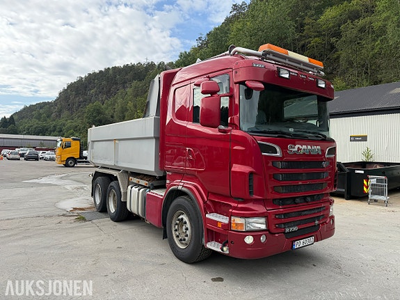 Scania R730 6X4 TIPPLASTEBIL - 730 HK - 2 PEDALS OPTICRUISE - EURO5T - PARABELFJÆRING - 463 547 KM 8 of 30