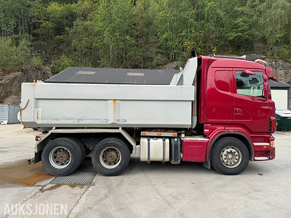 Scania R730 6X4 TIPPLASTEBIL - 730 HK - 2 PEDALS OPTICRUISE - EURO5T - PARABELFJÆRING - 463 547 KM 7 of 30