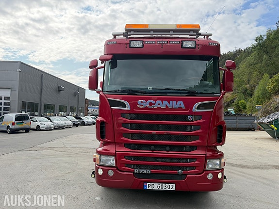 Scania R730 6X4 TIPPLASTEBIL - 730 HK - 2 PEDALS OPTICRUISE - EURO5T - PARABELFJÆRING - 463 547 KM 9 of 30