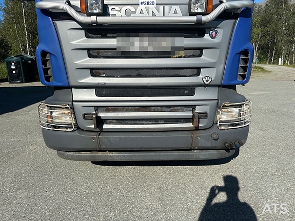 Scania R500 6x2 brøyterigget tippbil m/ brøyteplate og underliggende skjær. SE VIDEO 14 of 30