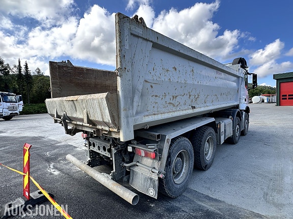 Mercedes-Benz Arocs 3253 med meiller hydraulisk vekselsystem, dumperkasse og betongblander 5 of 30