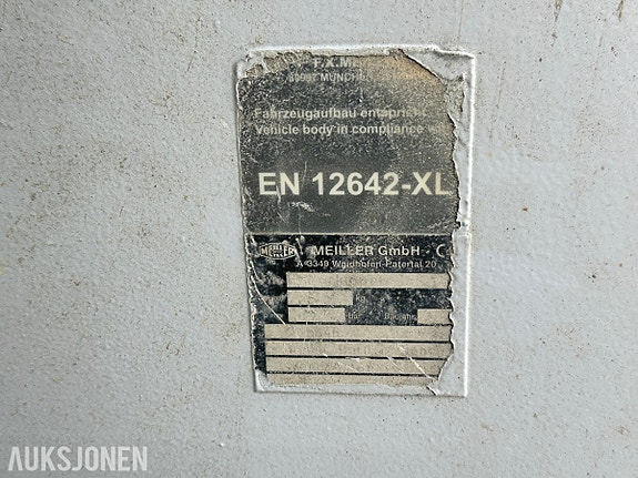 Mercedes-Benz Arocs 3253 med meiller hydraulisk vekselsystem, dumperkasse og betongblander 23 of 30