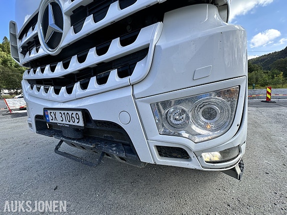 Mercedes-Benz Arocs 3253 med meiller hydraulisk vekselsystem, dumperkasse og betongblander 10 of 30