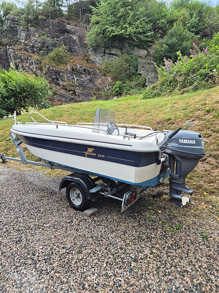Yamarin 4210 med 15 hk Yamaha til salgs med henger 2 of 9