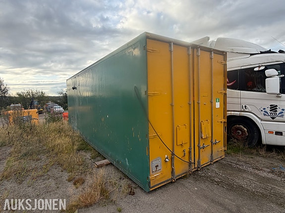 Andre VBK skapoppbygg - innvendig 7,368 x 2,425 x 2,430 m - to innvendige rom med skillevegg - dobbel bak 3 of 30
