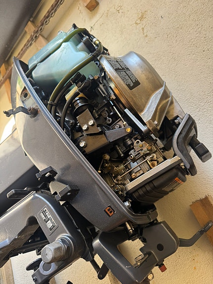 Strøken Yamaha 20hk. Kun vært i ferskvann. (rorkult å speed sett) 8 of 12