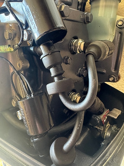 Strøken Yamaha 20hk. Kun vært i ferskvann. (rorkult å speed sett) 11 of 12
