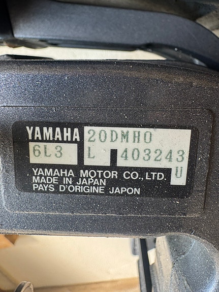 Strøken Yamaha 20hk. Kun vært i ferskvann. (rorkult å speed sett) 9 of 12