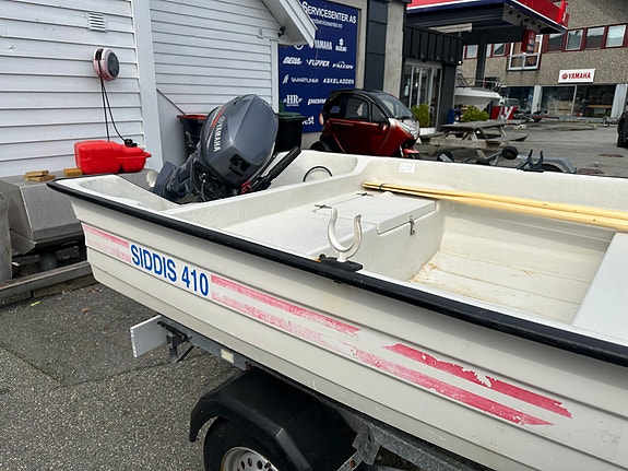 Siddis 410 med Yamaha F9.9HMHL(15) + henger 5 of 7